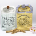 Stickdatei ITH Wäscheklammern Sack Beutel mit blanko Datei  / (Stickrahmengröße) 16x26cm
