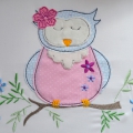 Bild 2 von Stickdatei Eule doodle SET