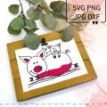 Bild 1 von Plotterdatei Schweinemama Glück Glücksbringer
