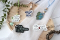 Bild 3 von Stickdatei ITH Anhänger Spruch Sprüche SET Bundle