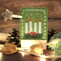 Bild 1 von Stickdatei ITH Tischadventskalender Kerzen ab 10x10cm Adventskalender 
