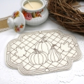 Stickdatei ITH Herbst Kürbis Untersetzer Quilt Optik 12 Größen