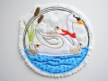 Bild 1 von Stickdatei Schwan doodle 13x13cm