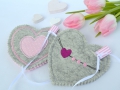Bild 1 von ITH Stickdatei Geschenkanhänger Herz  / (Größe) 13x13cm