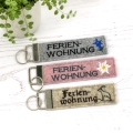 Stickdatei ITH Schlüsselanhänger Ferienwohnung Gams Edelweiß Enzian