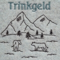Bild 6 von Stickdatei Berge Alm Almwiese Berg Redwork SET XL