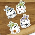 Bild 2 von Stickdatei ITH Gespenster Schlüsselanhänger  Geister Halloween