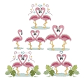 Bild 1 von Stickdatei Flamingo SET