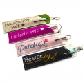 Bild 7 von Stickdatei XL SET Sprüche Familie Danke Berufe Stifteetui schmal für einen oder zwei Kugelschreiber