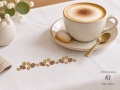 Bild 4 von Stickdatei Kafeebohnen Kaffee Kafeekasse