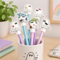 Bild 4 von ITH LED Stickdatei Stiftetopper Gespenster Halloween Geist