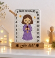 Bild 2 von Stickdatei ITH Tischadventskalender Engel ab 10x10cm Adventskalender 