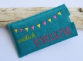 Bild 6 von Stickdatei Schulanfang ITH Schokohülle 5 Motive  / (Größe) Schokohüllen 18x10cm für 100g Tafeln