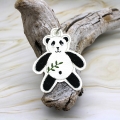 Bild 1 von Stickdatei ITH Anhänger Pandabär
