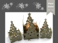 Plotterdatei Weihnachtsbaum Tannenbaum Körbchen Teelicht Lichterhaus