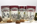 Bild 2 von Stickdatei Lichterbeutel Weihnachtsmarkt ITH 4 Motive Chor  Glühweinstand Karussell  / (Stickrahmengröße) 13x18cm