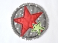 Bild 1 von Stickdatei Sterne Button doodle   / (Größe ) 20x20cm