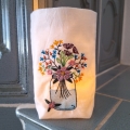 Bild 2 von Stickdatei Vase Blumenglas Blumen