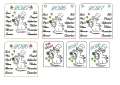 Bild 2 von Stickdatei ITH Tischkalender Schweinchen Glücksbringer 