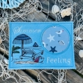 Bild 1 von Stickdatei ITH Strand Palmen Liegestuhl Mugrug Sommer