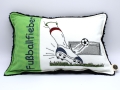 Bild 2 von Stickdatei ITH Kissen Fußball Fußballfieber Fußballtor  / (Stickrahmengröße) 24x36cm