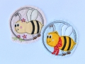 Bild 1 von Stickdatei Biene Hummel doodle  / (Größe) 13x14cm