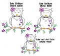 Bild 6 von Stickdatei Eule doodle SET