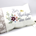 Bild 3 von Stickdatei Blumen Hochzeit alles Gute