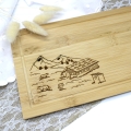 Bild 2 von Laser Motiv Gravur SVG Alm Almwiese Berge