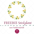 Bild 1 von Freebie Stickdatei Blumen Blumenkranz  / (Lizenz) Freebie nur private Nutzung