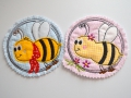 Bild 1 von Stickdatei Biene Hummel doodle  / (Größe) 15x16cm