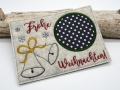 Bild 2 von Stickdatei Mugrug Glocke Weihnachten  / (Stickrahmengröße) 13x18cm
