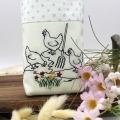 Bild 3 von Stickdatei Landleben Pferd Huhn Schwein Katze SET Redwork Konturstich