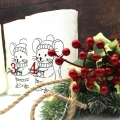 Bild 2 von ITH  Lichterbeutel Advent Maus Wintermaus  / (Stickrahmengröße) 13x18cm