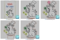 Bild 3 von Stickdatei ITH SET Schwein Glücksbringer