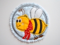 Bild 4 von Stickdatei Biene Hummel doodle  / (Größe) 18x19cm