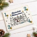 Stickdatei ITH Chor Untersetzer Advent Adventszeit Adventskranz to go