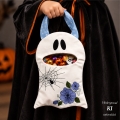 Bild 4 von Stickdatei ITH Beutel Halloween Gespenst Geist Gespensterbeutel  / (Stickrahmengröße) 20x30cm