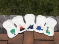 Bild 6 von Stickdatei Dino ITH Tuch Dinowelt Schulterspucktuch  / (Stickrahmengröße) 16x26cm